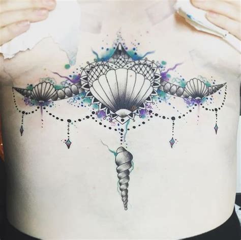 under the boob tattoos|23 sternum tattoos that prove the underboob is underrated